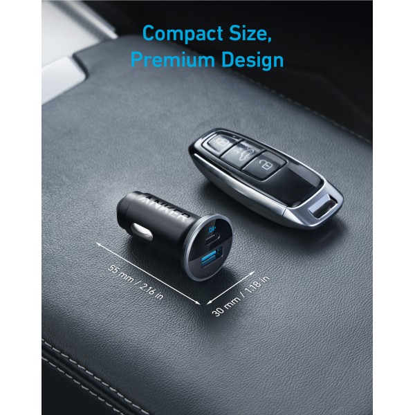 Anker 325 Car Charger 53W, USB-Type-C, USB-A | sup-ob | XML |