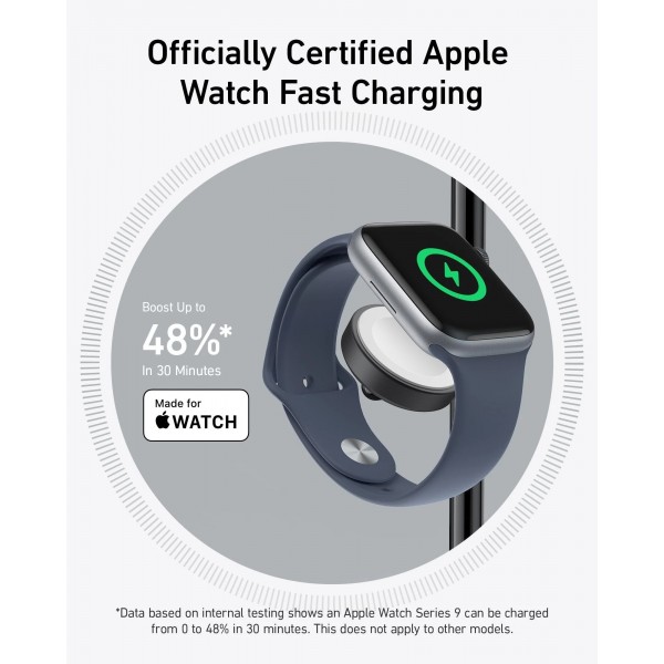 ANKER MagGo 3 in 1 Wireless Charging Stand Black 15W | Αξεσουάρ Κινητών | Αξεσουάρ Κινητών |