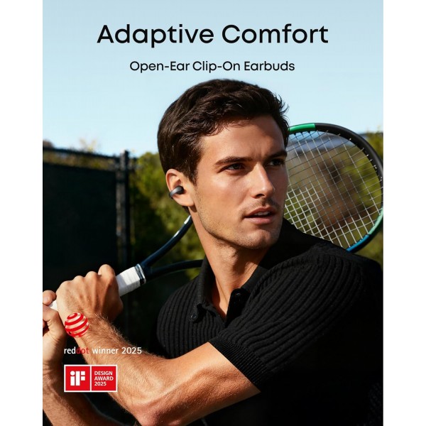 ANKER Soundcore BT earphones AeroClip Open Ear Black - Σύγκριση Προϊόντων