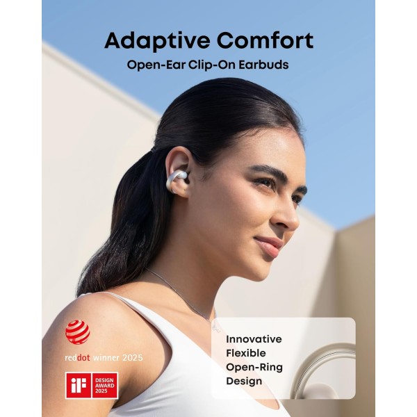 ANKER Soundcore BT earphones AeroClip Open Ear White - Σύγκριση Προϊόντων
