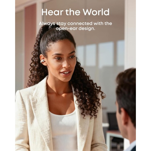 ANKER Soundcore BT earphones AeroClip Open Ear White | Ακουστικά - Bluetooth | Αξεσουάρ Κινητών |