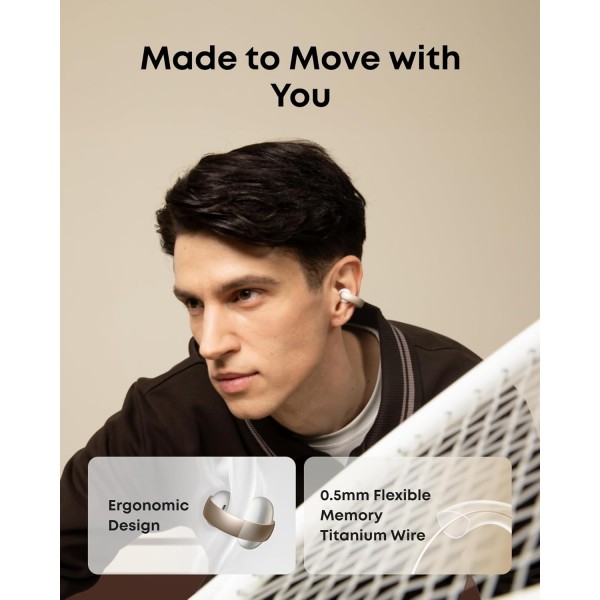 ANKER Soundcore BT earphones AeroClip Open Ear White | Ακουστικά - Bluetooth | Αξεσουάρ Κινητών |