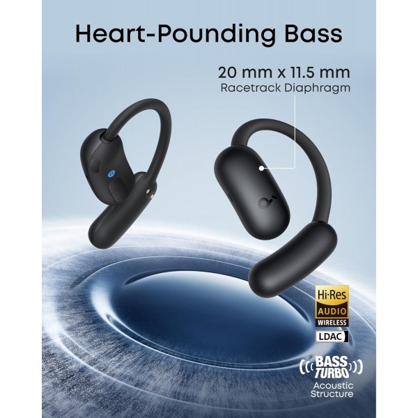 ANKER Soundcore BT Earphones AEROFIT 2 Open Ear Black | Ακουστικά - Bluetooth | Αξεσουάρ Κινητών |
