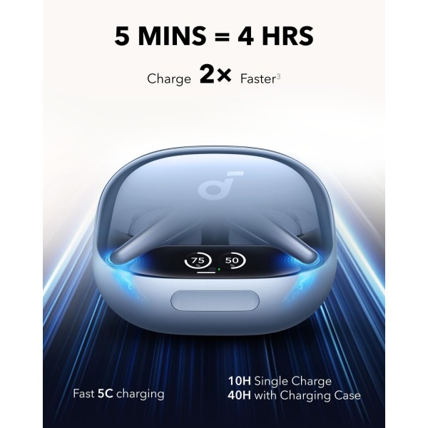 ANKER Soundcore Liberty 4 Pro TWS Earphones ANC Blue | Ακουστικά - Bluetooth ANKER Soundcore Liberty 4 Pro TWS Earphones ANC Blue | Ακουστικά - Bluetooth | Αξεσουάρ Κινητών |