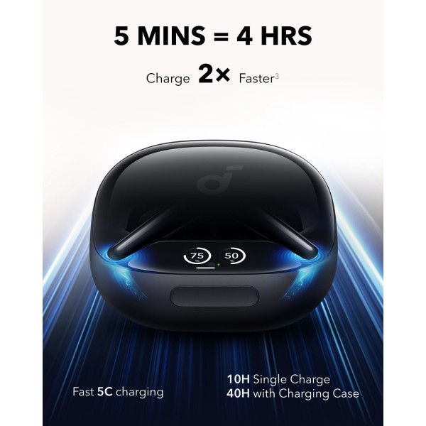 ANKER Soundcore Liberty 4 Pro TWS Earphones ANC Black | Ακουστικά - Bluetooth ANKER Soundcore Liberty 4 Pro TWS Earphones ANC Black | Ακουστικά - Bluetooth | Αξεσουάρ Κινητών |