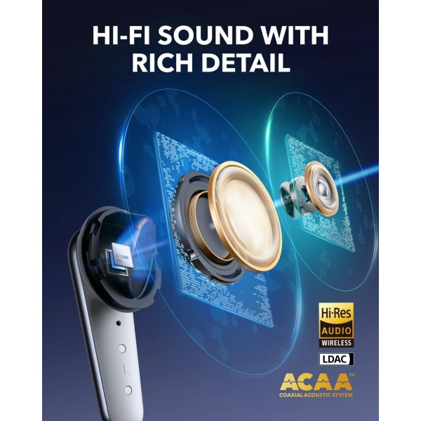 ANKER Soundcore Liberty 4 Pro TWS Earphones ANC White | Ακουστικά - Bluetooth ANKER Soundcore Liberty 4 Pro TWS Earphones ANC White | Ακουστικά - Bluetooth | Αξεσουάρ Κινητών |