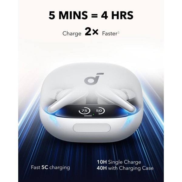 ANKER Soundcore Liberty 4 Pro TWS Earphones ANC White | Ακουστικά - Bluetooth ANKER Soundcore Liberty 4 Pro TWS Earphones ANC White | Ακουστικά - Bluetooth | Αξεσουάρ Κινητών |