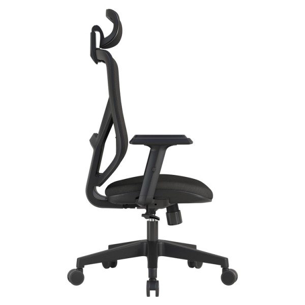 VERO OFFICE CHAIR ERGOSTYLE 2040 BLACK with HEADREST | Εξοπλισμός Γραφείου | Αναλώσιμα - Είδη Γραφείου |