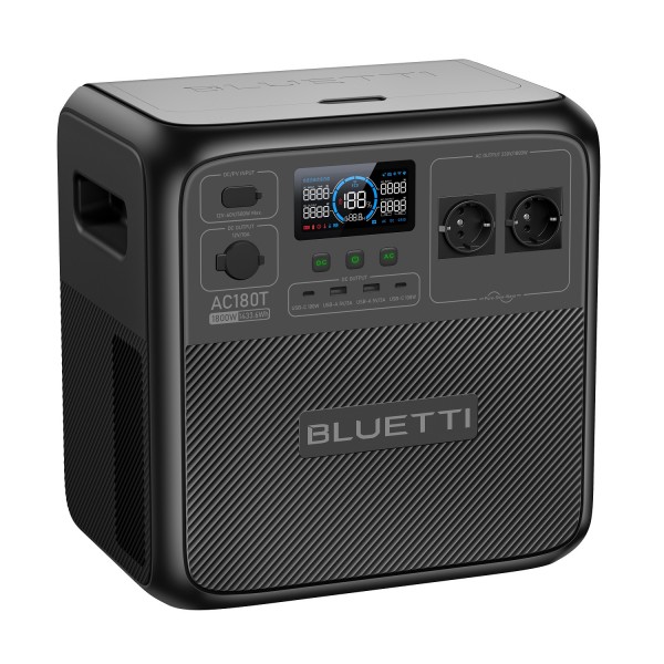 BLUETTI Power Station AC180T with Swappable Battery, 1800W AC Outlet 1433Wh - Φορητοί Σταθμοί Ενέργειας