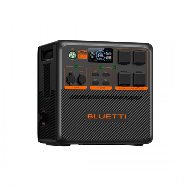 BLUETTI Premium AC240P Portable Power Station Expandable IP65, 2400W AC Outlet 1843Wh | Power Stations | Φορητοί Σταθμοί Ενέργειας |