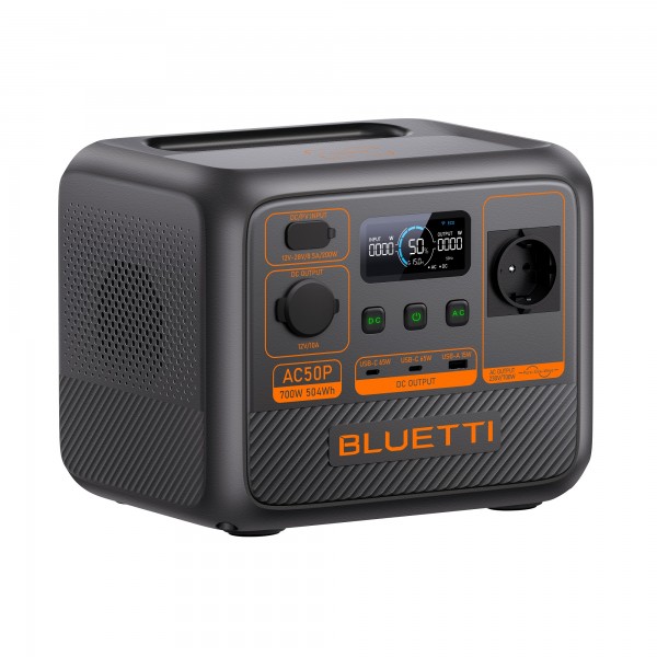 BLUETTI Premium AC50P Portable Power Station, 700W AC Outlet 504Wh | Power Stations | Φορητοί Σταθμοί Ενέργειας |