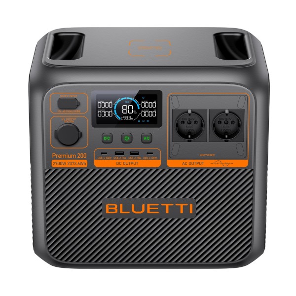 BLUETTI Premium Power Station PREMIUM 200 V2 2700W AC Outlet 2073Wh | Power Stations | Φορητοί Σταθμοί Ενέργειας |