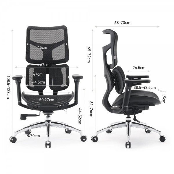 SIHOO ERGONOMIC CHAIR DORO S100 BLACK | Εξοπλισμός Γραφείου | Αναλώσιμα - Είδη Γραφείου |