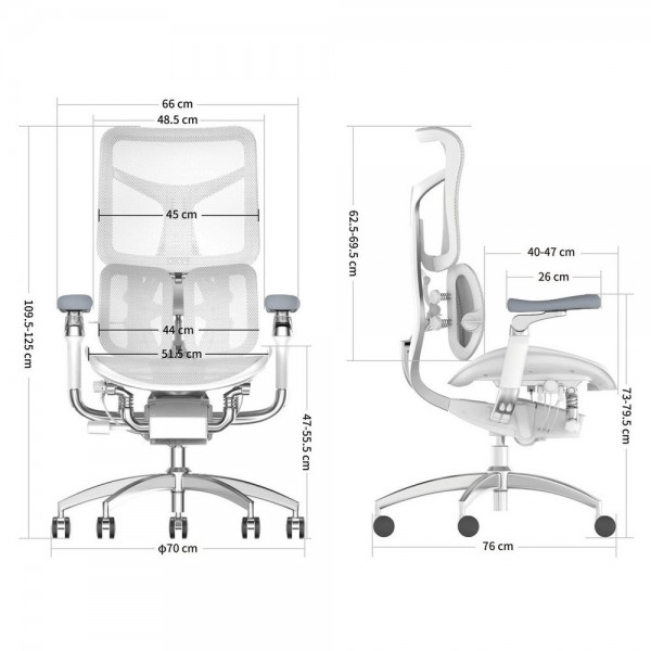 SIHOO ERGONOMIC CHAIR DORO S300 WHITE | Εξοπλισμός Γραφείου | Αναλώσιμα - Είδη Γραφείου |