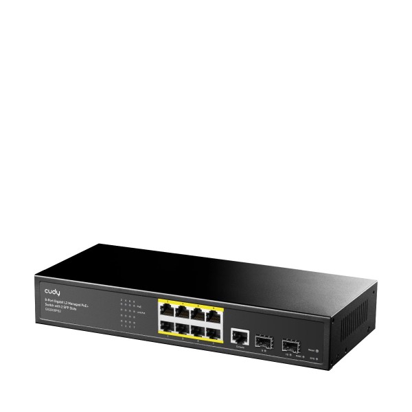 CUDY Switch GS2008PS2 8-GbE PoE L2 Managed with 2-SFP - Σύγκριση Προϊόντων