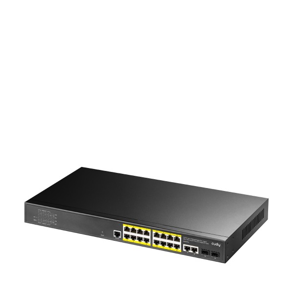 CUDY Switch  GS2018PS2 16-GbE PoE L2 Managed with 2-GbE and 2-SFP - Servers - Δικτυακά