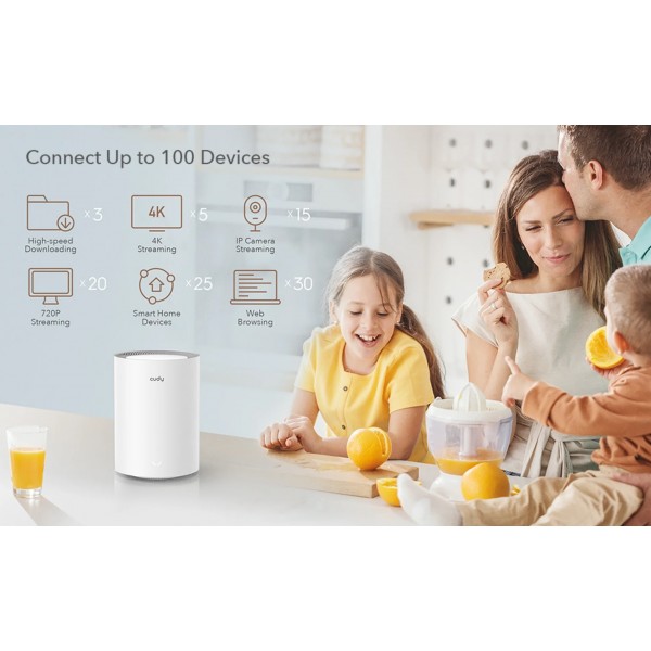 CUDY Mesh Wi-Fi System M1300 AC1200 Gigabit 1 Pack | Access Points | Δικτυακά |