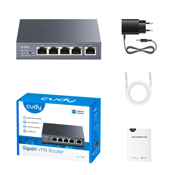 CUDY VPN Router R700 Multi-WAN Gigabit | Routers | Servers - Δικτυακά |