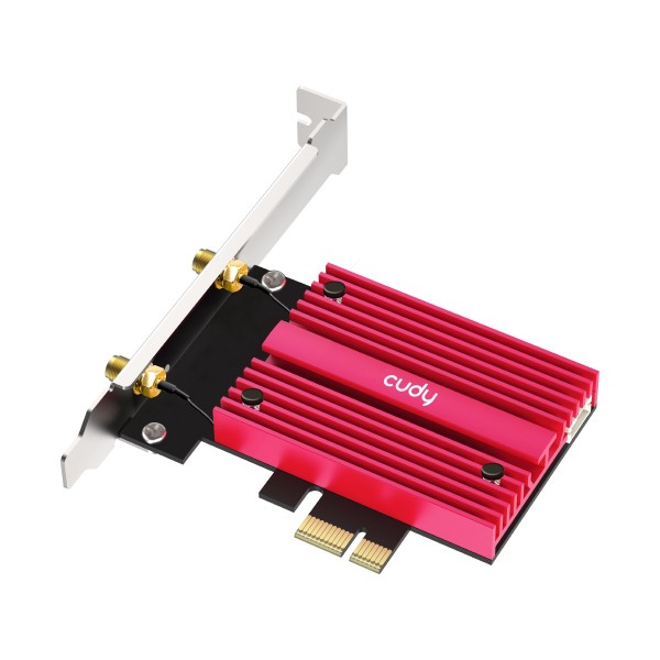 CUDY PCI-E Adapter WE4000 AX5400 Wi-Fi 6E Bluetooth 5.3 | USB Κάρτες δικτύου | Αντάπτορες δικτύου |