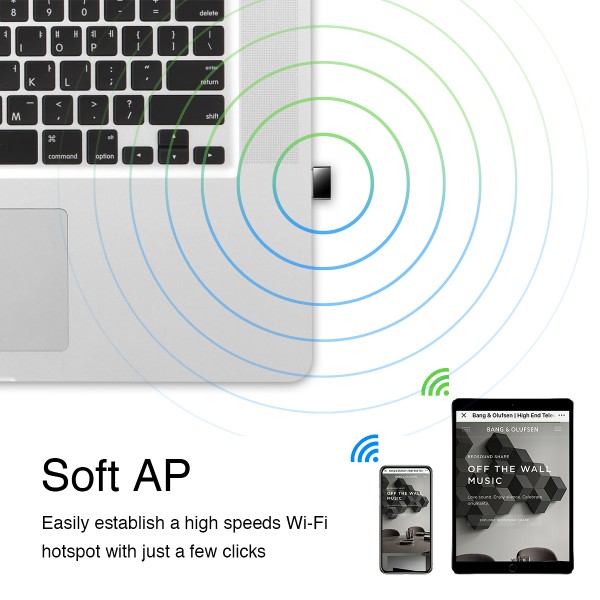 CUDY Wi-Fi USB Adapter WU650  AC650 | USB Κάρτες δικτύου | Αντάπτορες δικτύου |