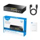 CUDY Switch GS1010P 8-Port Gigabit PoE+ with 2 Gigabit Uplink Ports | Hubs, Switches | Servers - Δικτυακά |