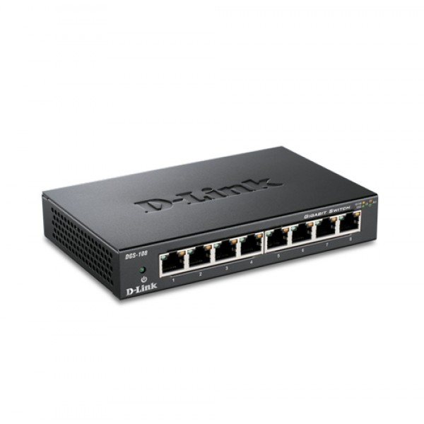 DLINK SWITCH DGS-108/E 8 PORT 10/100/1000Mbps - DLINK