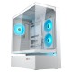 CC-COUGAR Case CFV235 Tempered Glass Middle ATX White (1x240mm , 1x 120mm ARGB fans preinstalled) | Κουτιά Υπολογιστών | PC & Αναβάθμιση |