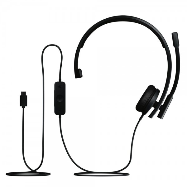 LOGITECH Headset Mono H570e - Teams Version - USB-A - Ακουστικά - Μικρόφωνα PC