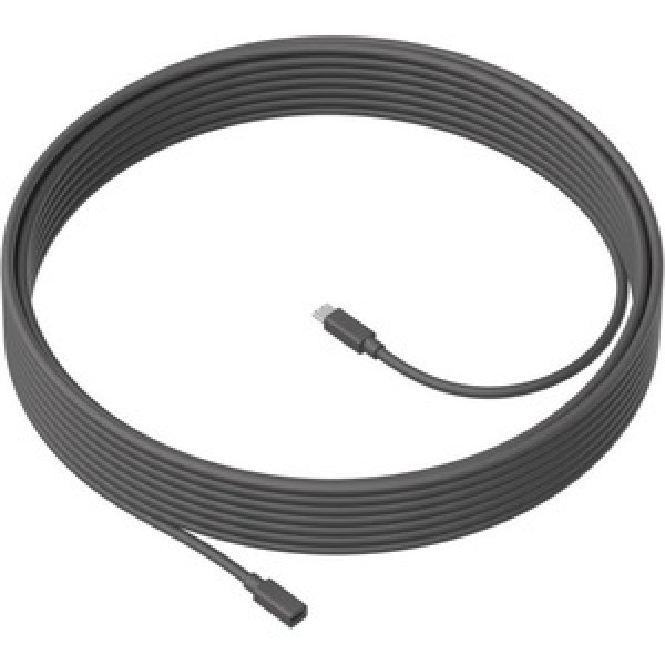 VC Logitech MEETUP 10m Mic Cable GRAPH - Conference Peripherals