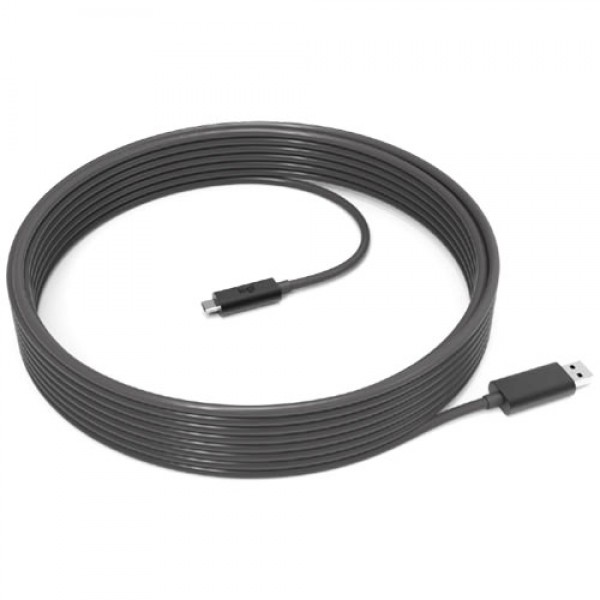VC Logitech STRONGCABLE USB3.1-10m GRAPH - Conference Peripherals