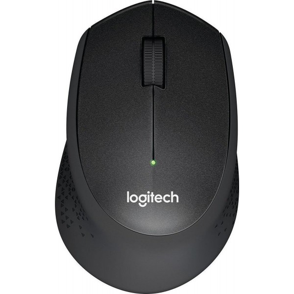MOUSE LOGITECH M330 WRLS SILENT PLUS BLK