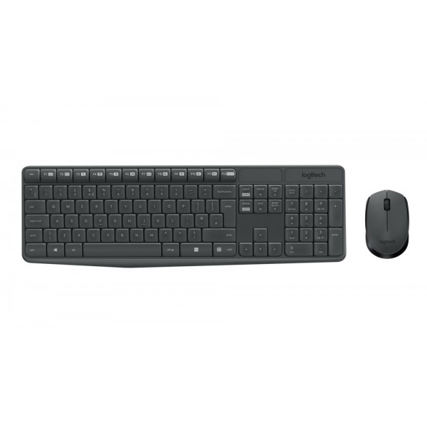 DESKSET WIRELESS LOGITECH MK235 GR