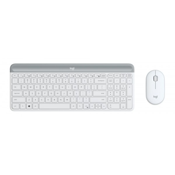 WIRELESS COMBO MK470 SLIM 2,4GHZ OFFWHIT - Πληκτρολόγια