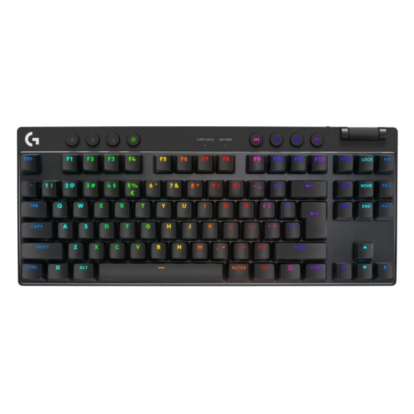 Gaming Πληκτρολόγιο Logitech G Pro X  - TKL - US Black (920-012136) - Πληκτρολόγια