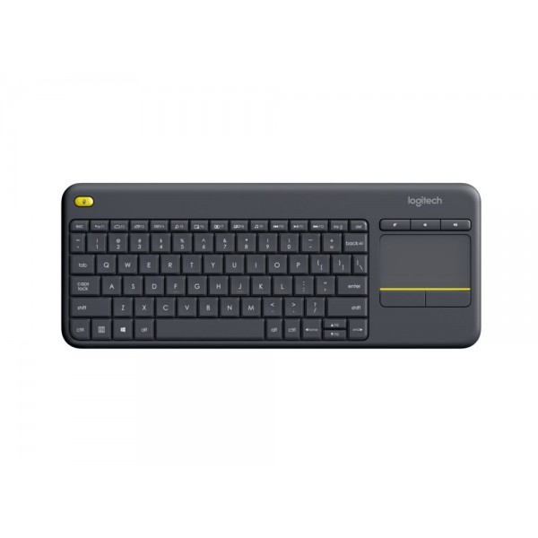 KEYBOARD W/S LOGITECH K400 SM.TV US BLK - Πληκτρολόγια