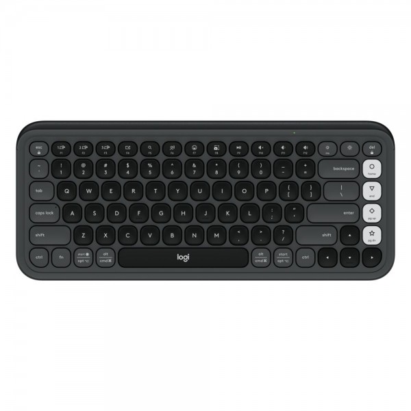 LOGITECH Keyboard Bluetooth POP ICON Keys Graphite - Πληκτρολόγια