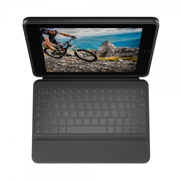 LOGITECH Case / Keyboard Rugged Folio για iPad (7th, 8th and 9th gen) - Συνοδευτικά PC
