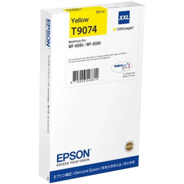 EPSON Cartridge Yellow XXL C13T90744N - Ink Cartridge