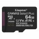 KINGSTON Memory Card MicroSD Canvas Select Plus SDCS3/64GBSP, Class 10 | Κάρτες Μνήμης | Συνοδευτικά PC |