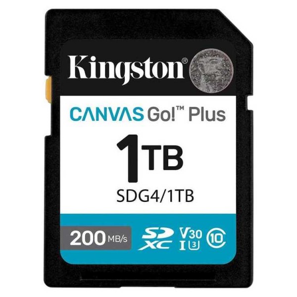 KINGSTON Memory Card SD Canvas Go Plus SDG4/1TB Class 10 - Συνοδευτικά PC