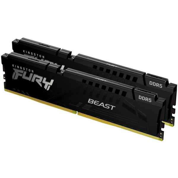 KINGSTON Memory KF556C36BBE2K2-64  FURY Beast Black DDR5, 5600MT/s, 64GB kit of 2 - Μνήμες RAM