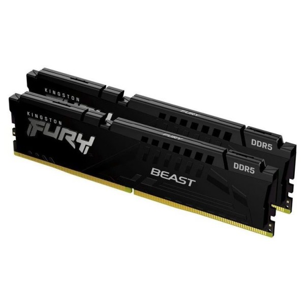 KINGSTON Memory KF556C40BBK2-16  FURY Beast DDR5, 5600MT/s, 16GB, KIT OF 2 - Νέα & Ref PC