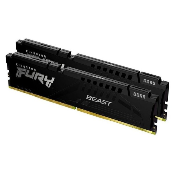 KINGSTON Memory KF556C40BB2K2-64  FURY Beast Black DDR5, 5600MT/s, 64GB KIT OF 2 - Νέα & Ref PC
