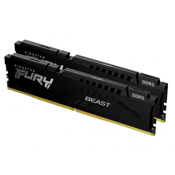 KINGSTON Memory   KF560C30BBEK2-64 FURY Beast Black DDR5, 6000MT/s, 64GB KIT OF 2 EXPO - Σύγκριση Προϊόντων