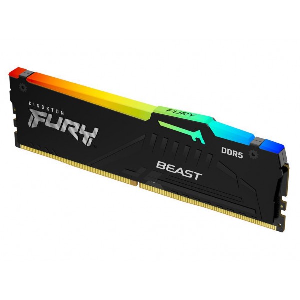 KINGSTON Memory  KF560C30BBA-16 FURY Beast Black RGB DDR5, 6000MT/s, 16GB - Σύγκριση Προϊόντων