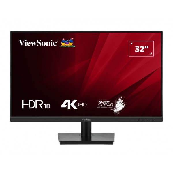 VIEWSONIC Monitor VA3208-4K-HD 31.5&apos;&apos; 4K VA, 2xHDMI, DP - Οθόνες PC