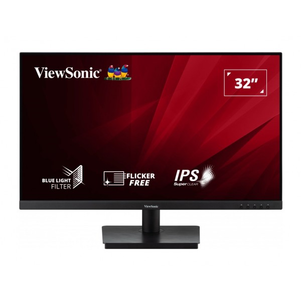 VIEWSONIC Monitor VA3209-2K-MHD 31.5&apos;&apos; WQHD IPS, HDMI, DP, Speakers - Οθόνες PC