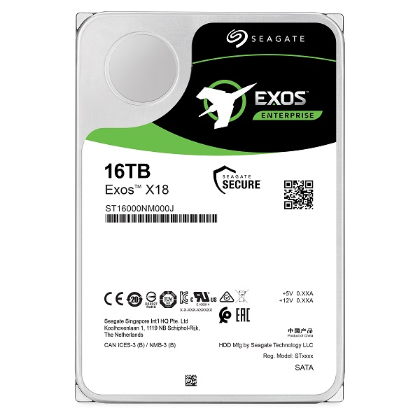 SEAGATE Exos X18 16TB ST16000NM000J, SATA III, 3.5'' - Σύγκριση Προϊόντων