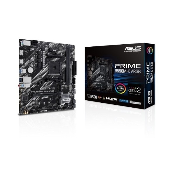 ASUS MOTHERBOARD PRIME B550M-K ARGB ,AM4 ,MATX - PC & Περιφερειακά & Αναβάθμιση