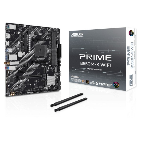 ASUS MOTHERBOARD PRIME B550M-K WIFI, AM4 , MATX - Εξαρτήματα & Αποθήκευση